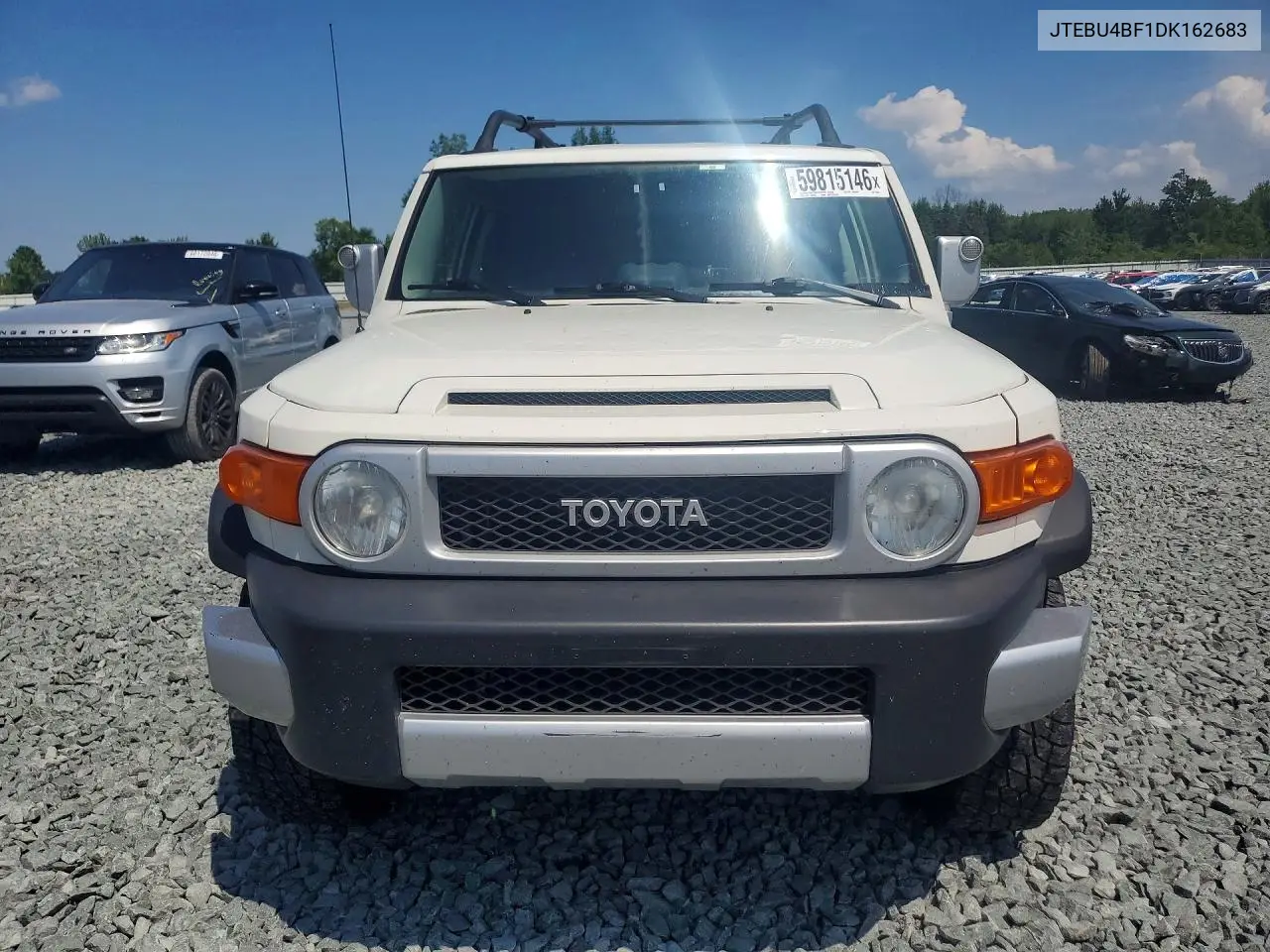 2013 Toyota Fj Cruiser Base VIN: JTEBU4BF1DK162683 Lot: 59815146