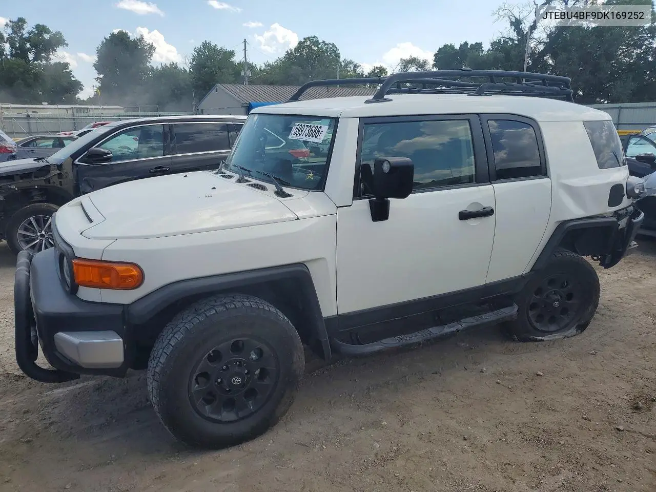 2013 Toyota Fj Cruiser Base VIN: JTEBU4BF9DK169252 Lot: 59973686