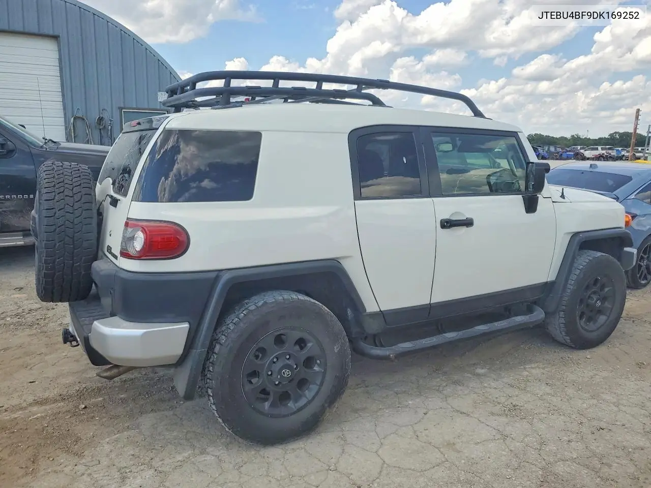 2013 Toyota Fj Cruiser Base VIN: JTEBU4BF9DK169252 Lot: 59973686