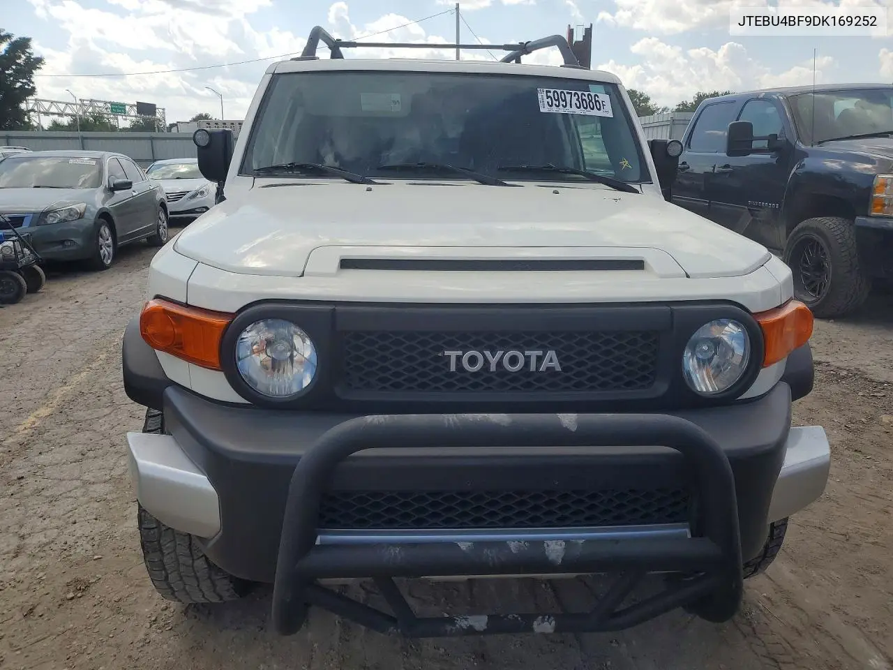 2013 Toyota Fj Cruiser Base VIN: JTEBU4BF9DK169252 Lot: 59973686