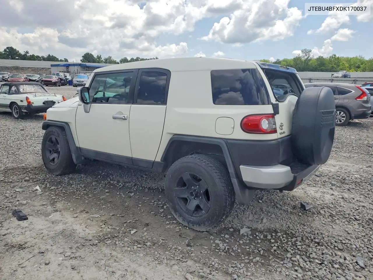 2013 Toyota Fj Cruiser Base VIN: JTEBU4BFXDK170037 Lot: 61613256