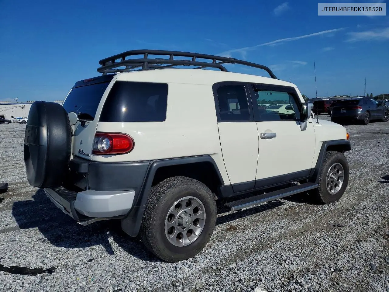 2013 Toyota Fj Cruiser Base VIN: JTEBU4BF8DK158520 Lot: 95586705
