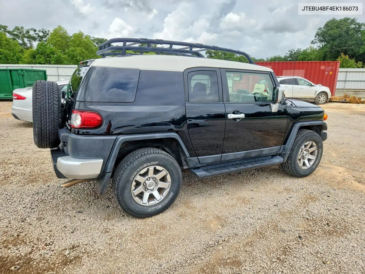 2014 Toyota Fj Cruiser Base VIN: JTEBU4BF4EK186073 Lot: 54664536