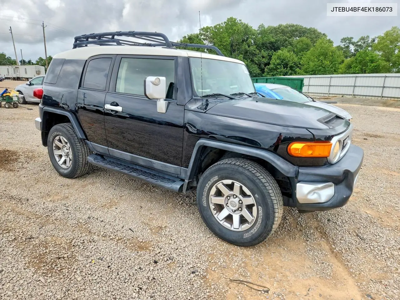 2014 Toyota Fj Cruiser Base VIN: JTEBU4BF4EK186073 Lot: 54664536