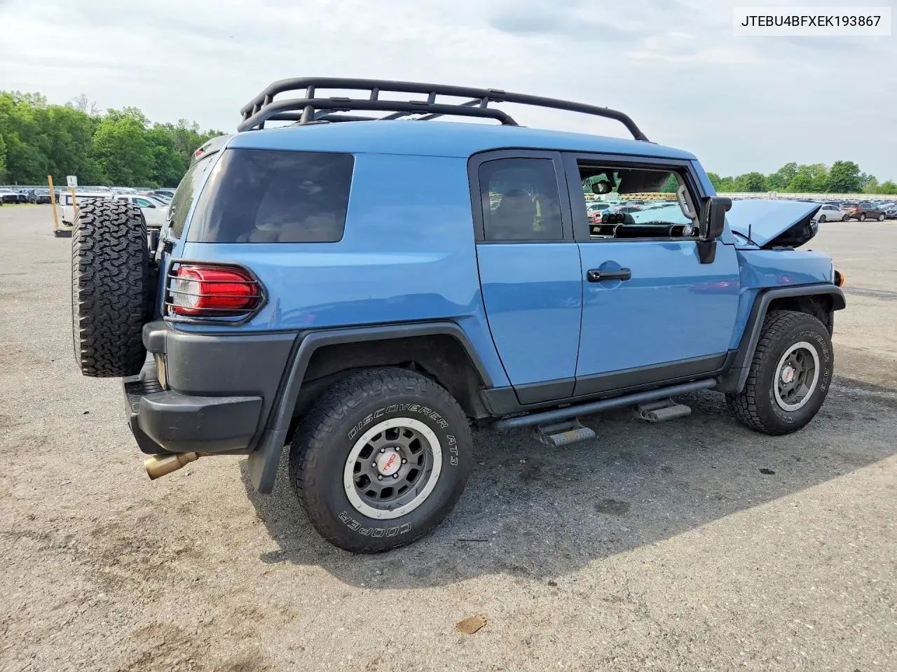 2014 Toyota Fj Cruiser Base VIN: JTEBU4BFXEK193867 Lot: 60557676