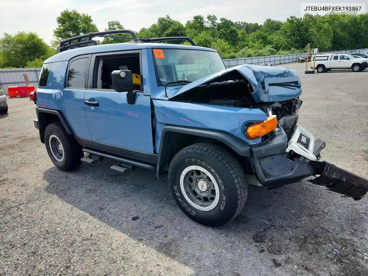 2014 Toyota Fj Cruiser Base VIN: JTEBU4BFXEK193867 Lot: 60557676