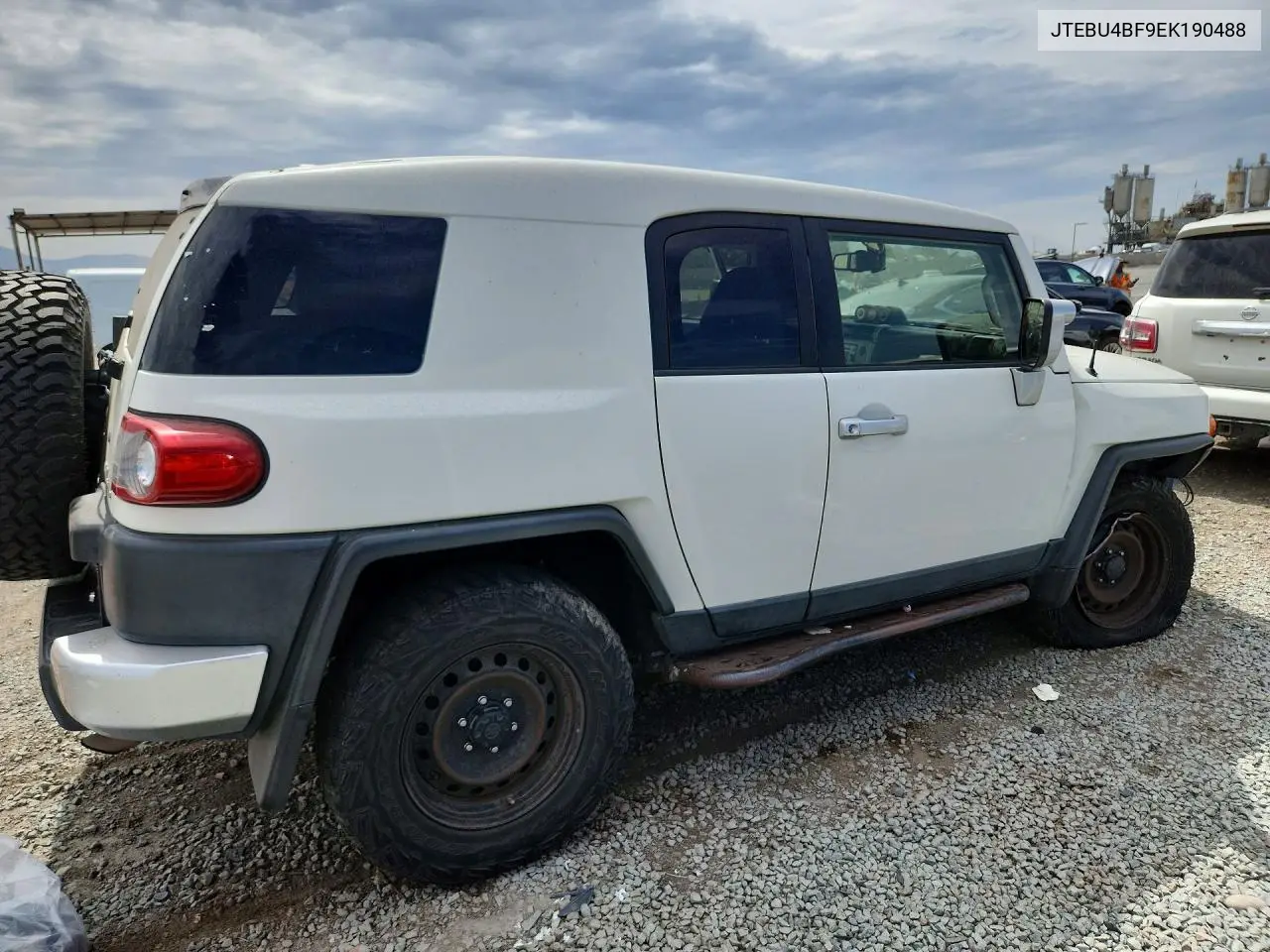2014 Toyota Fj Cruiser Base VIN: JTEBU4BF9EK190488 Lot: 61762106