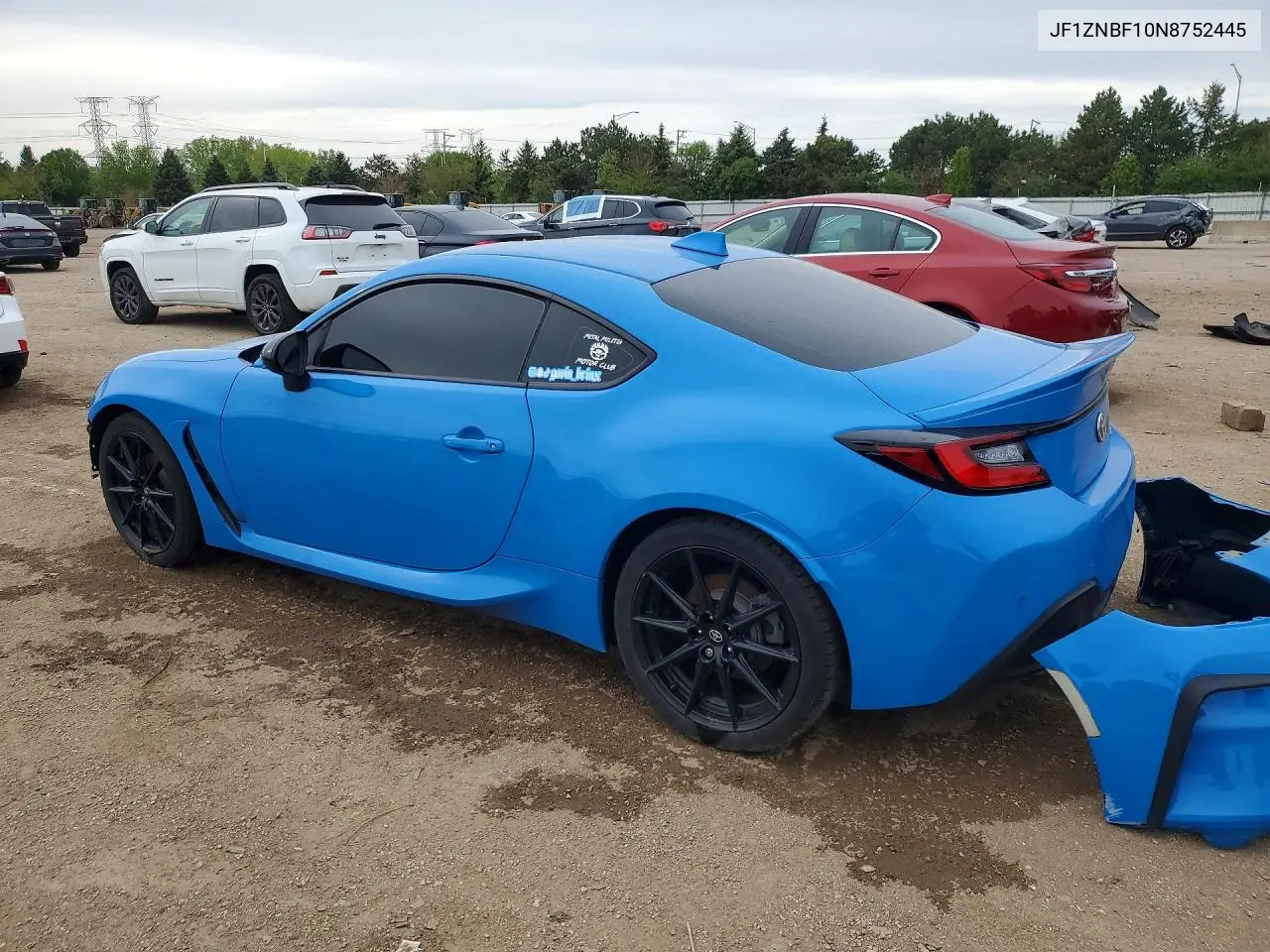 2022 Toyota Gr86 Premium VIN: JF1ZNBF10N8752445 Lot: 51527136