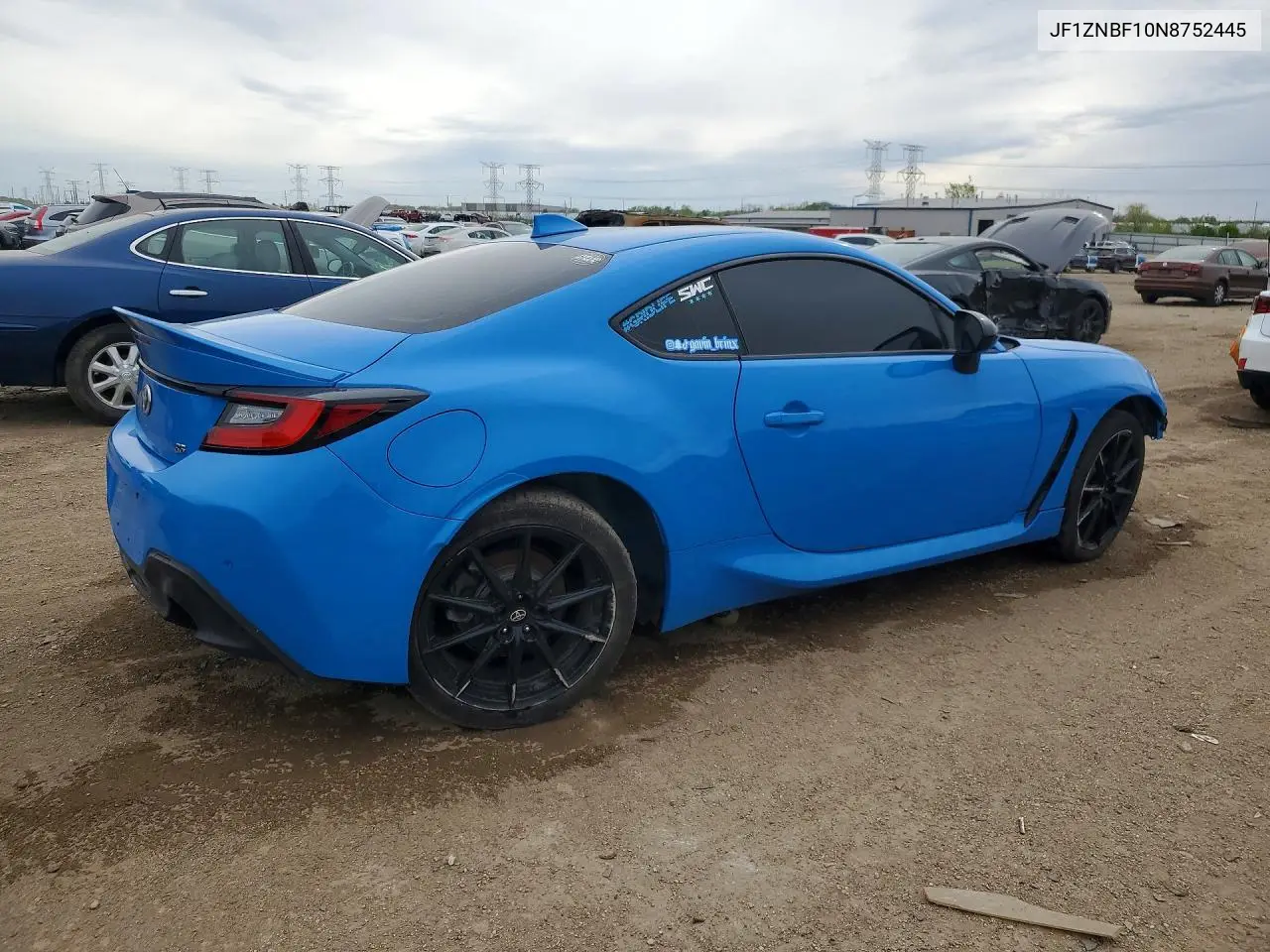 2022 Toyota Gr86 Premium VIN: JF1ZNBF10N8752445 Lot: 51527136