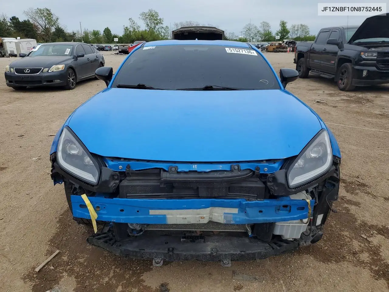 2022 Toyota Gr86 Premium VIN: JF1ZNBF10N8752445 Lot: 51527136