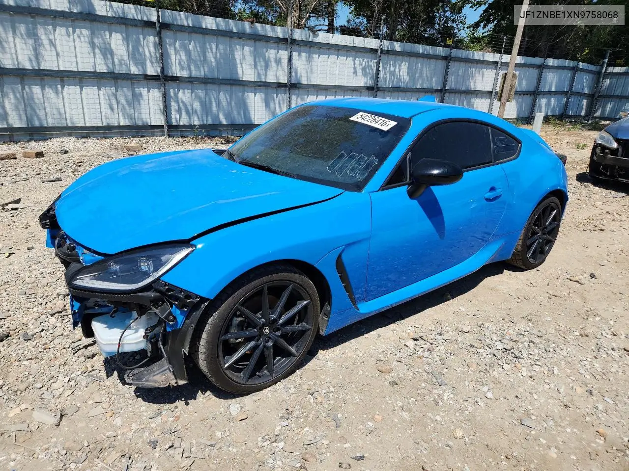 2022 Toyota Gr 86 Premium VIN: JF1ZNBE1XN9758068 Lot: 54226416