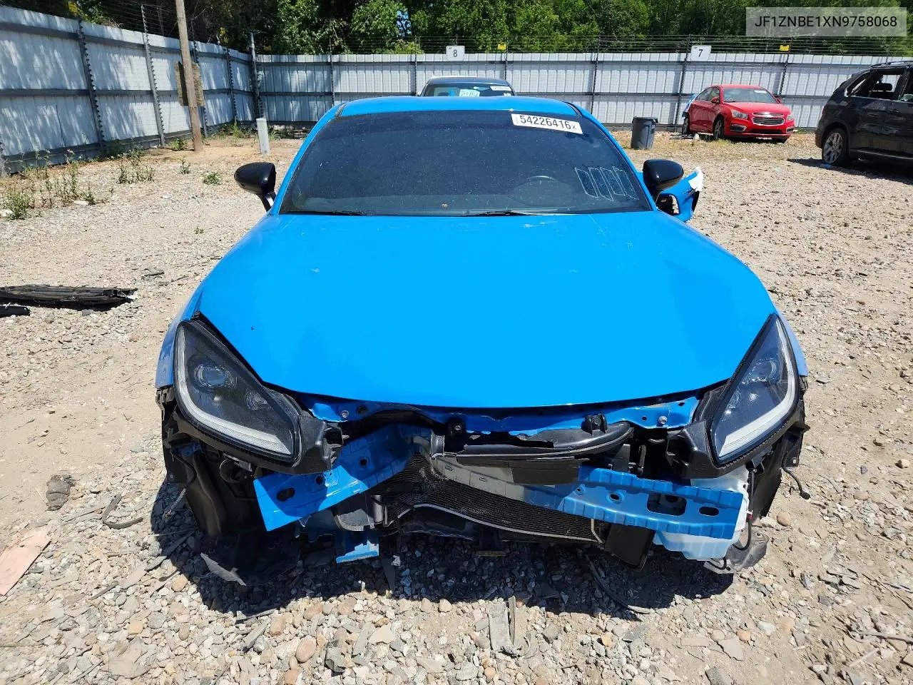 2022 Toyota Gr 86 Premium VIN: JF1ZNBE1XN9758068 Lot: 54226416