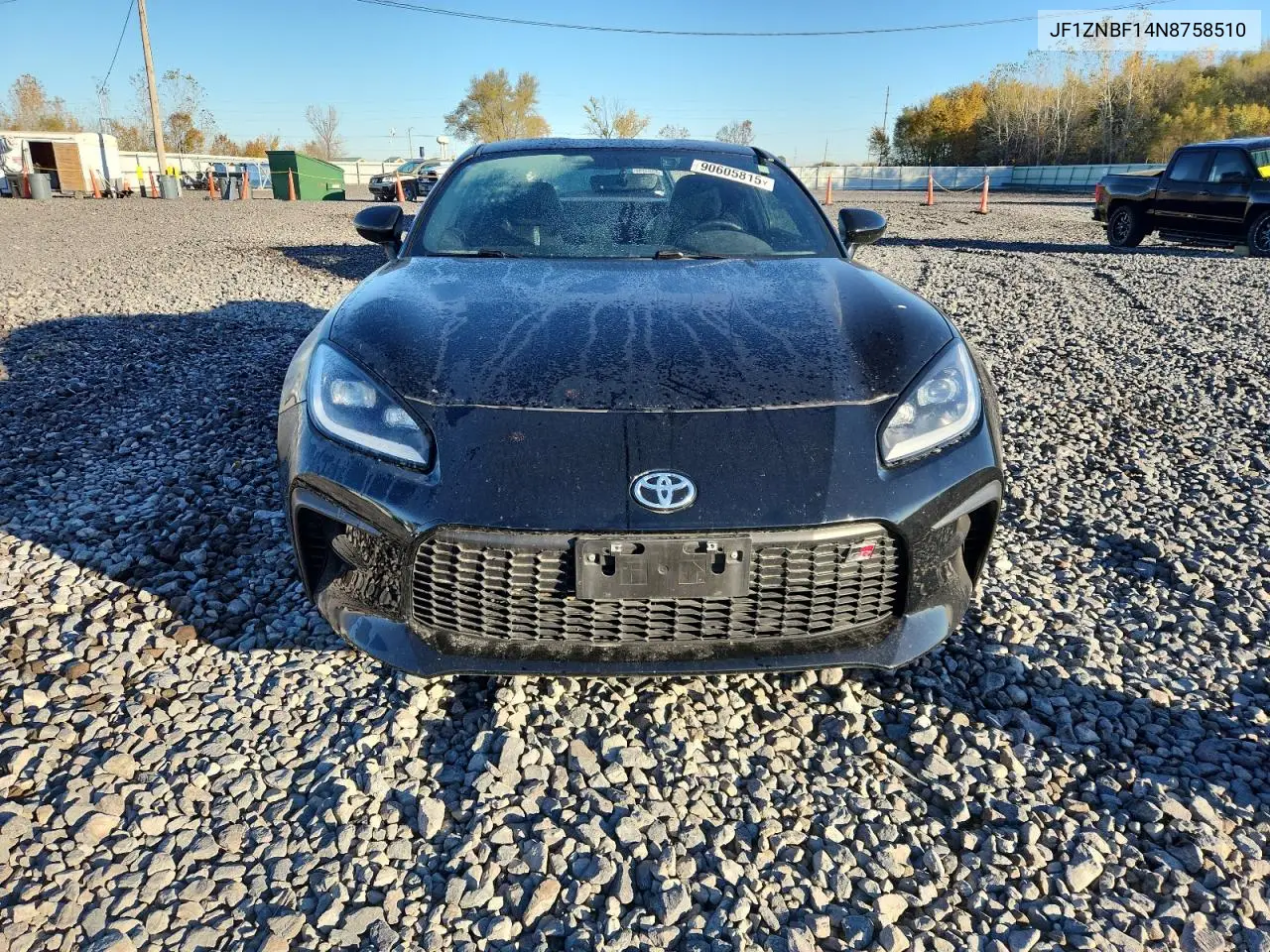 2022 Toyota Gr 86 Premium VIN: JF1ZNBF14N8758510 Lot: 55368386