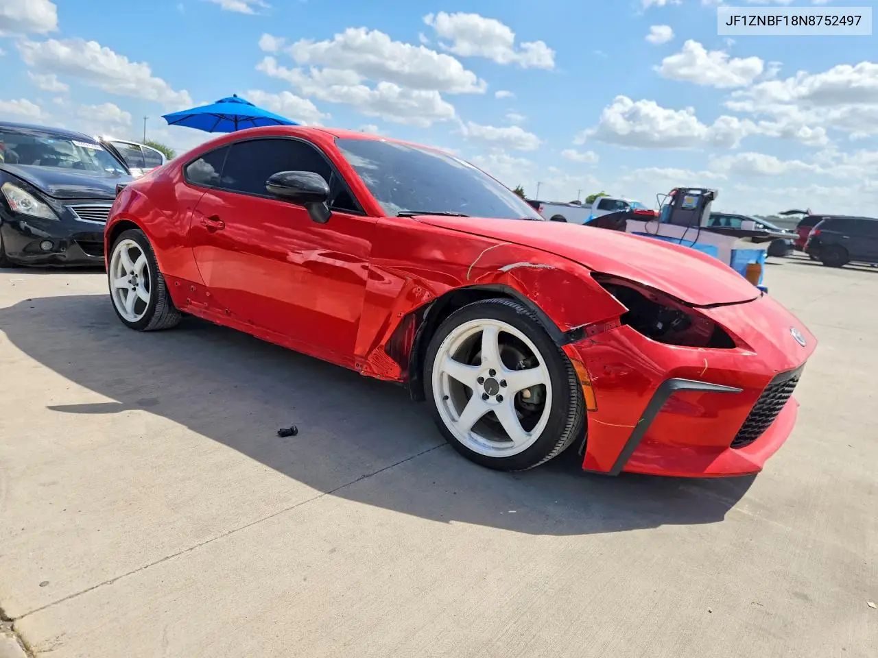 2022 Toyota Gr 86 Premium VIN: JF1ZNBF18N8752497 Lot: 60389896