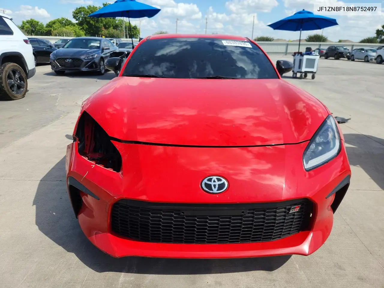 2022 Toyota Gr 86 Premium VIN: JF1ZNBF18N8752497 Lot: 60389896