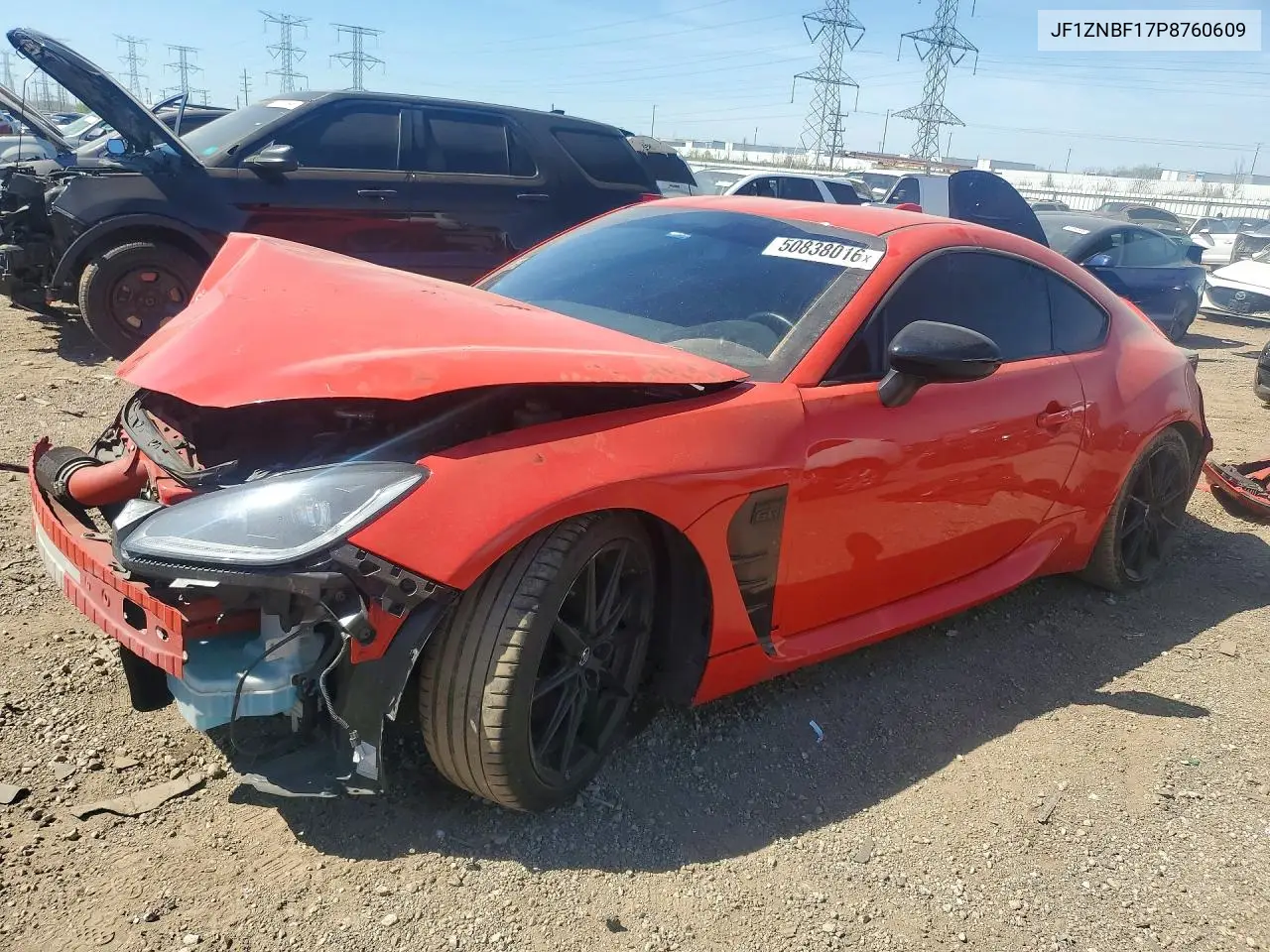 2023 Toyota Gr 86 Premium VIN: JF1ZNBF17P8760609 Lot: 50838016