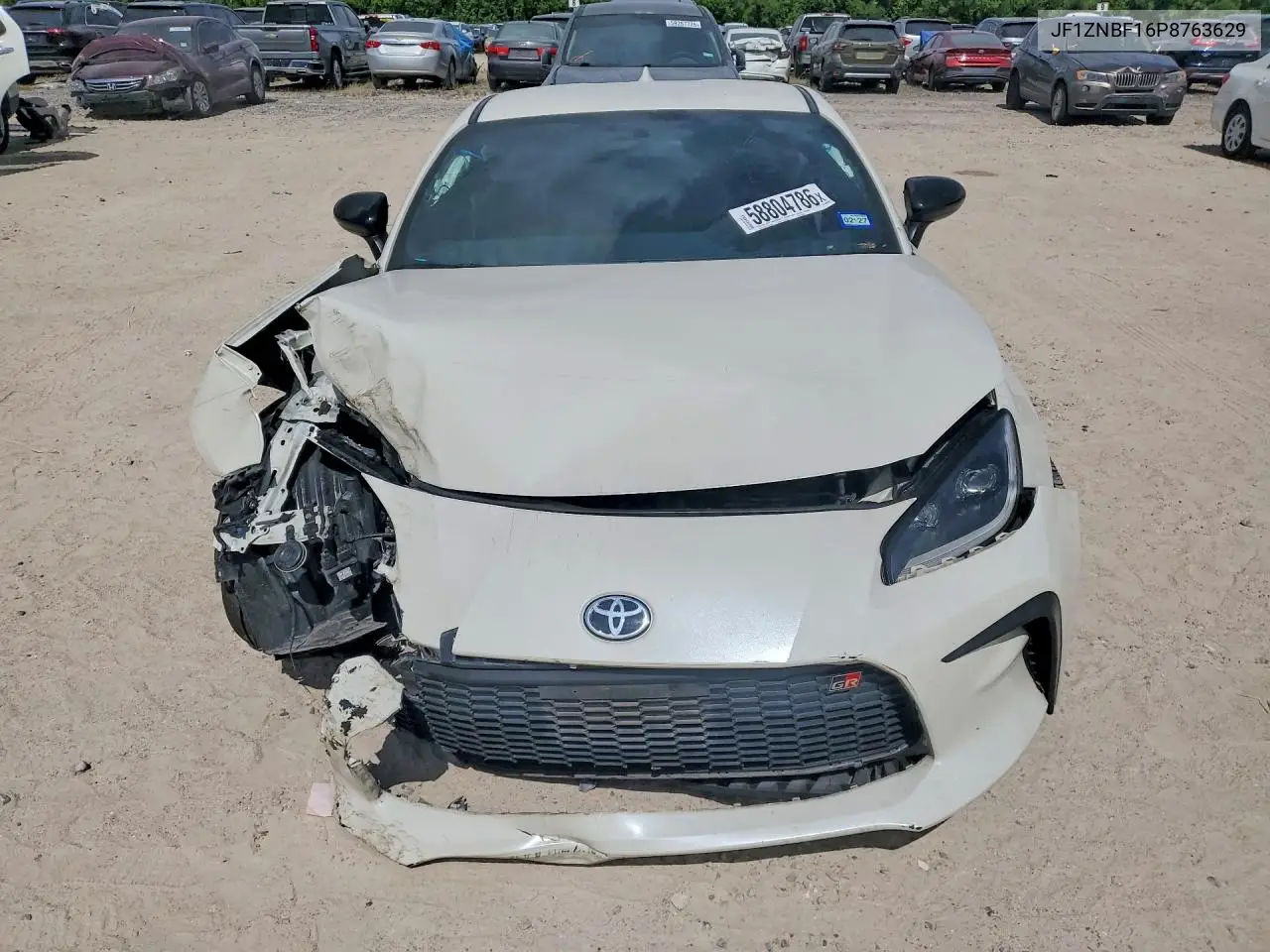 2023 Toyota Gr 86 Premium VIN: JF1ZNBF16P8763629 Lot: 58804786