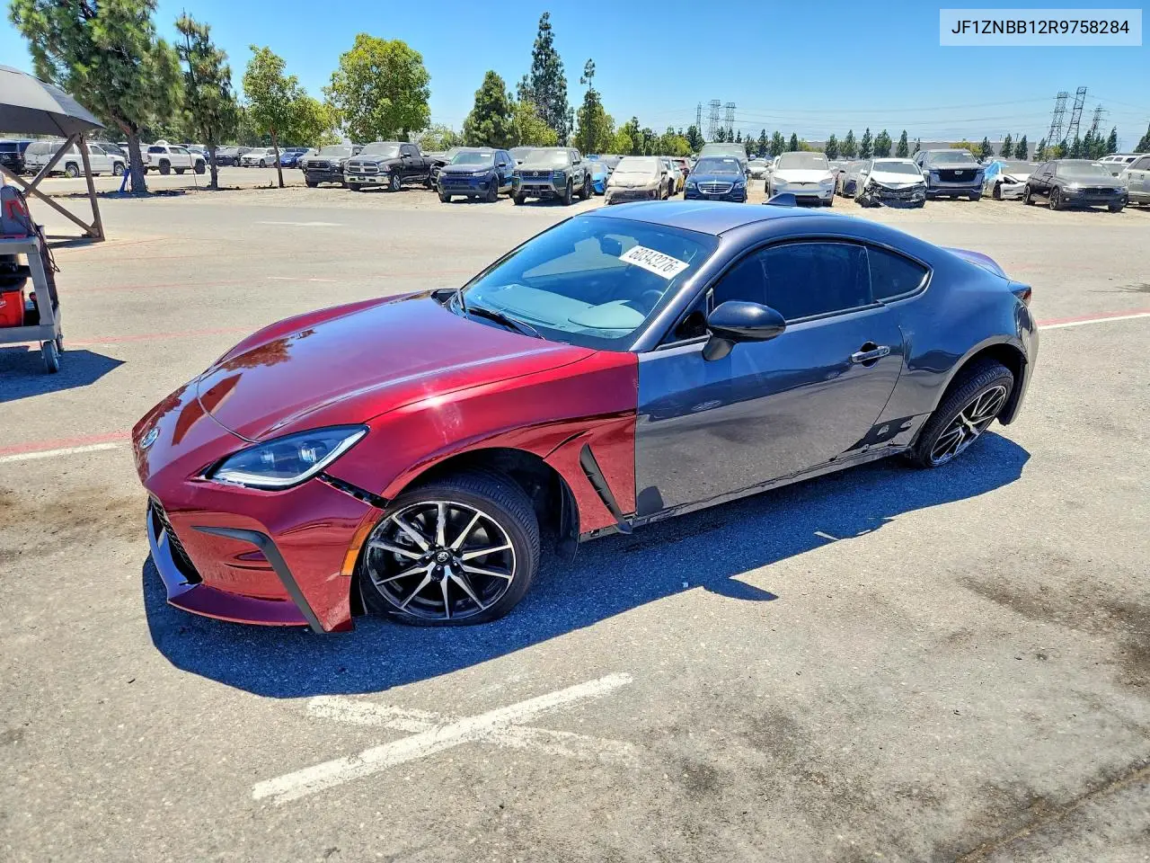 2024 Toyota Gr86 Base VIN: JF1ZNBB12R9758284 Lot: 60343276