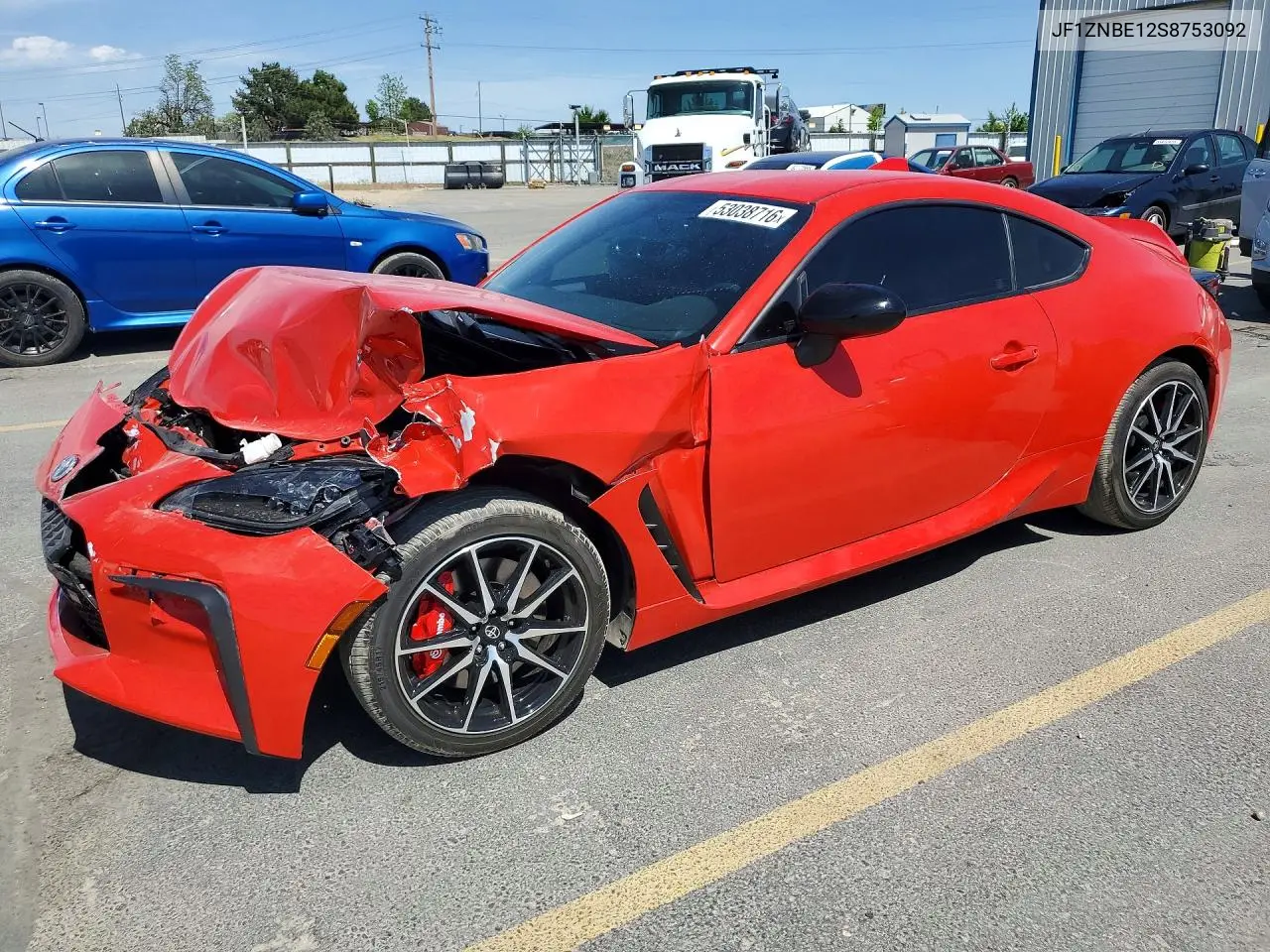2025 Toyota Gr 86 Premium VIN: JF1ZNBE12S8753092 Lot: 53038716