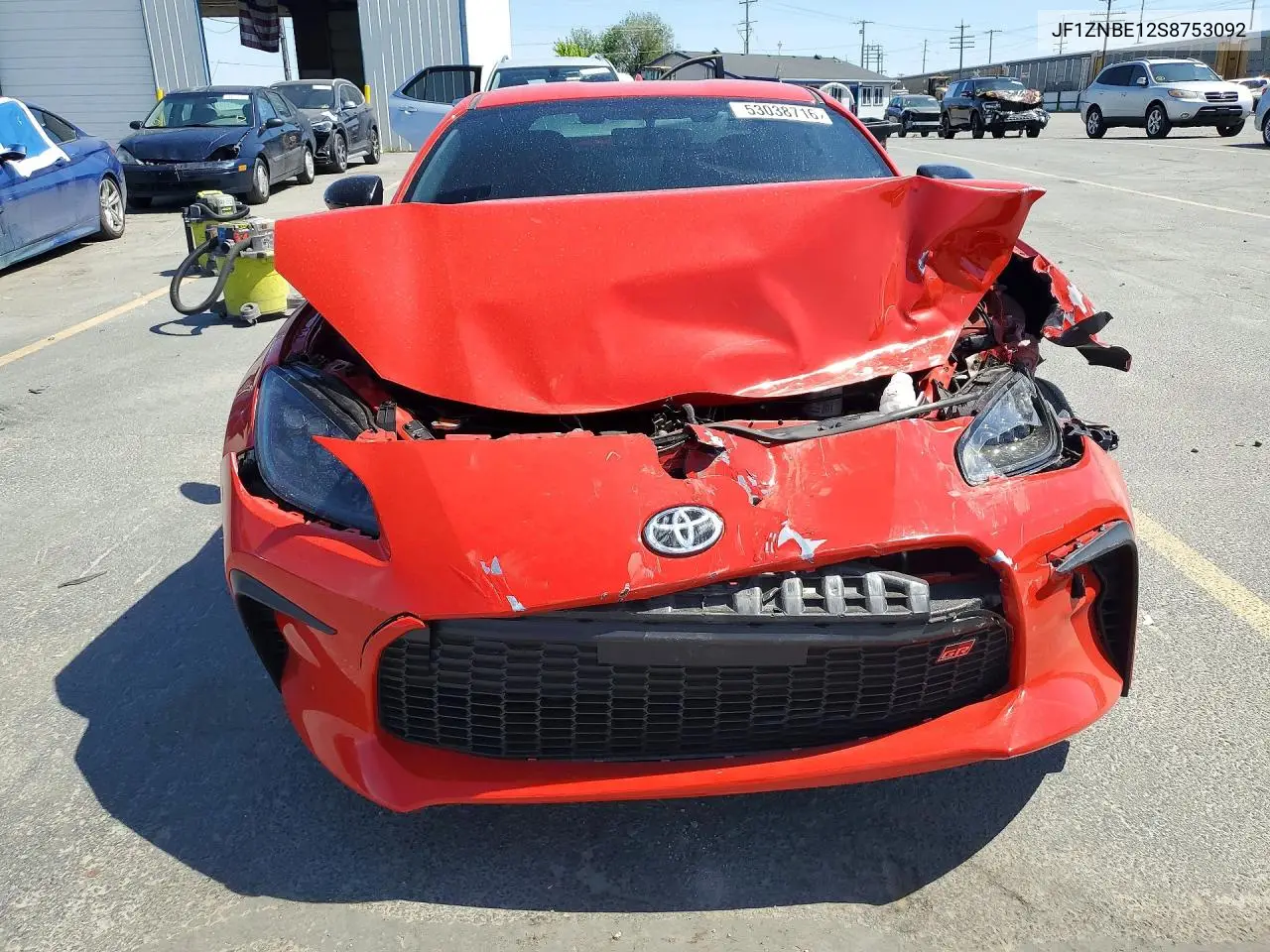 2025 Toyota Gr 86 Premium VIN: JF1ZNBE12S8753092 Lot: 53038716