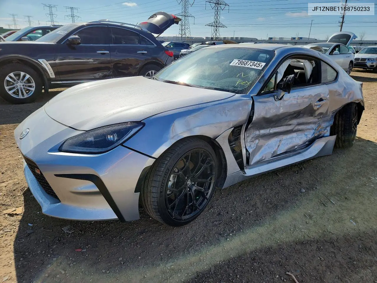 2025 Toyota Gr 86 Premium VIN: JF1ZNBE11S8750233 Lot: 78687345