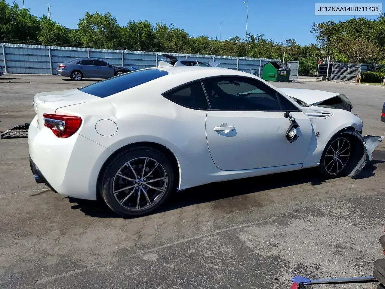 2017 Toyota 86 Base VIN: JF1ZNAA14H8711435 Lot: 51568306