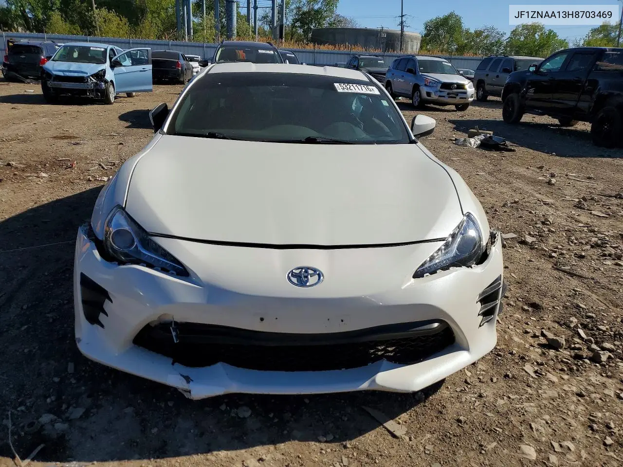 2017 Toyota 86 Base VIN: JF1ZNAA13H8703469 Lot: 53211716