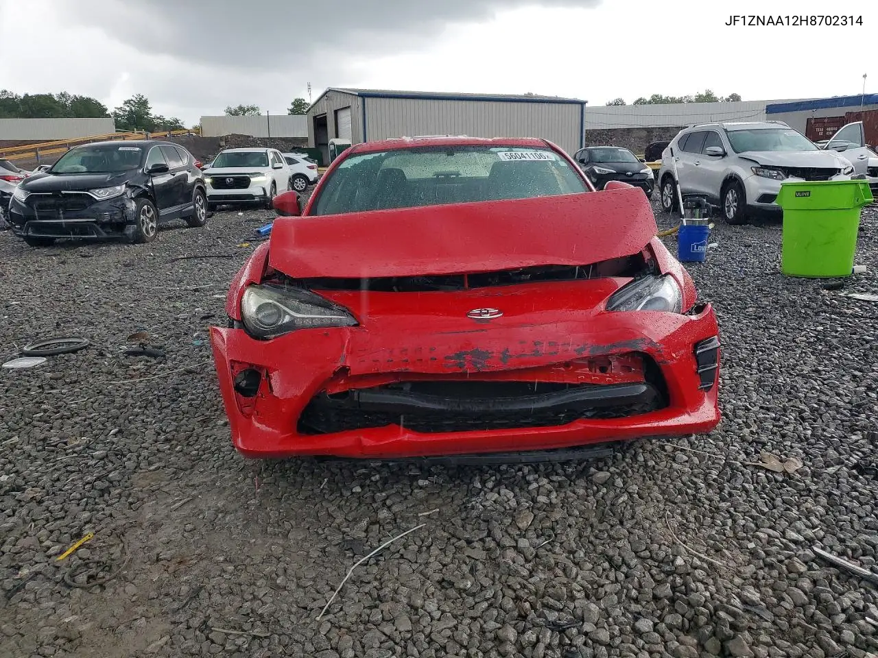 2017 Toyota 86 Base VIN: JF1ZNAA12H8702314 Lot: 56041106