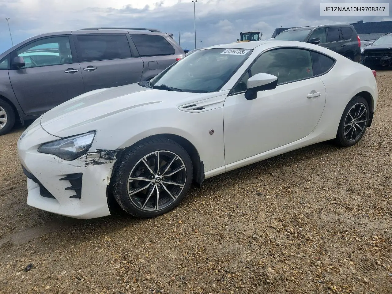 2017 Toyota 86 Base VIN: JF1ZNAA10H9708347 Lot: 57584736