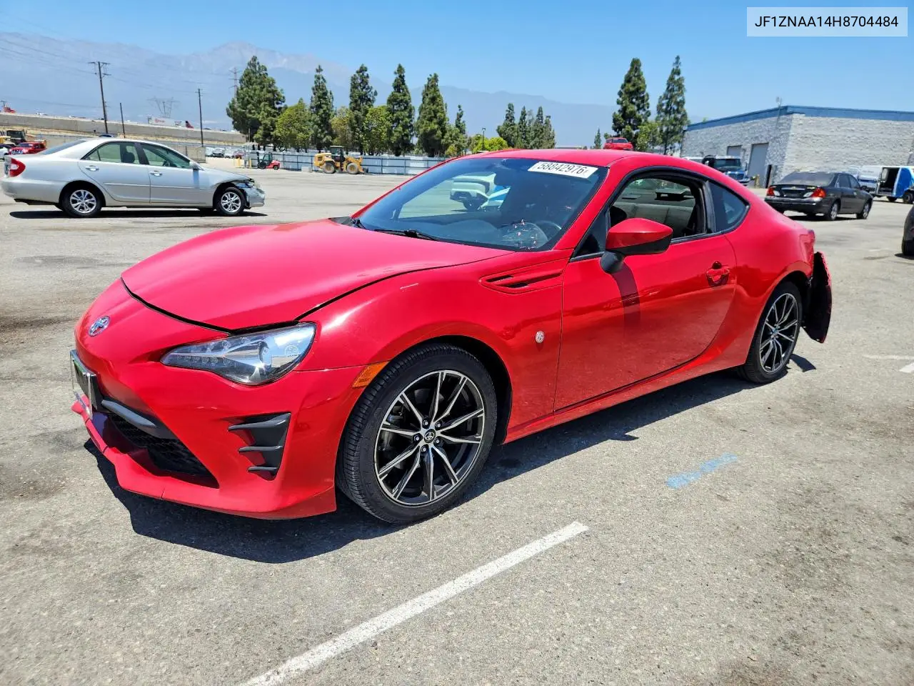 2017 Toyota 86 Base VIN: JF1ZNAA14H8704484 Lot: 58842976