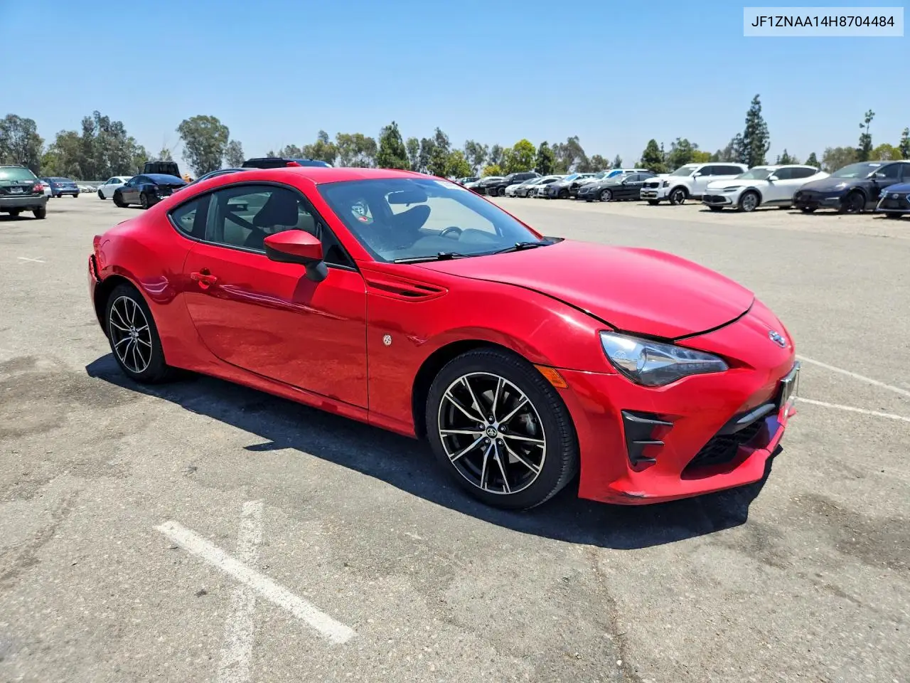 2017 Toyota 86 Base VIN: JF1ZNAA14H8704484 Lot: 58842976