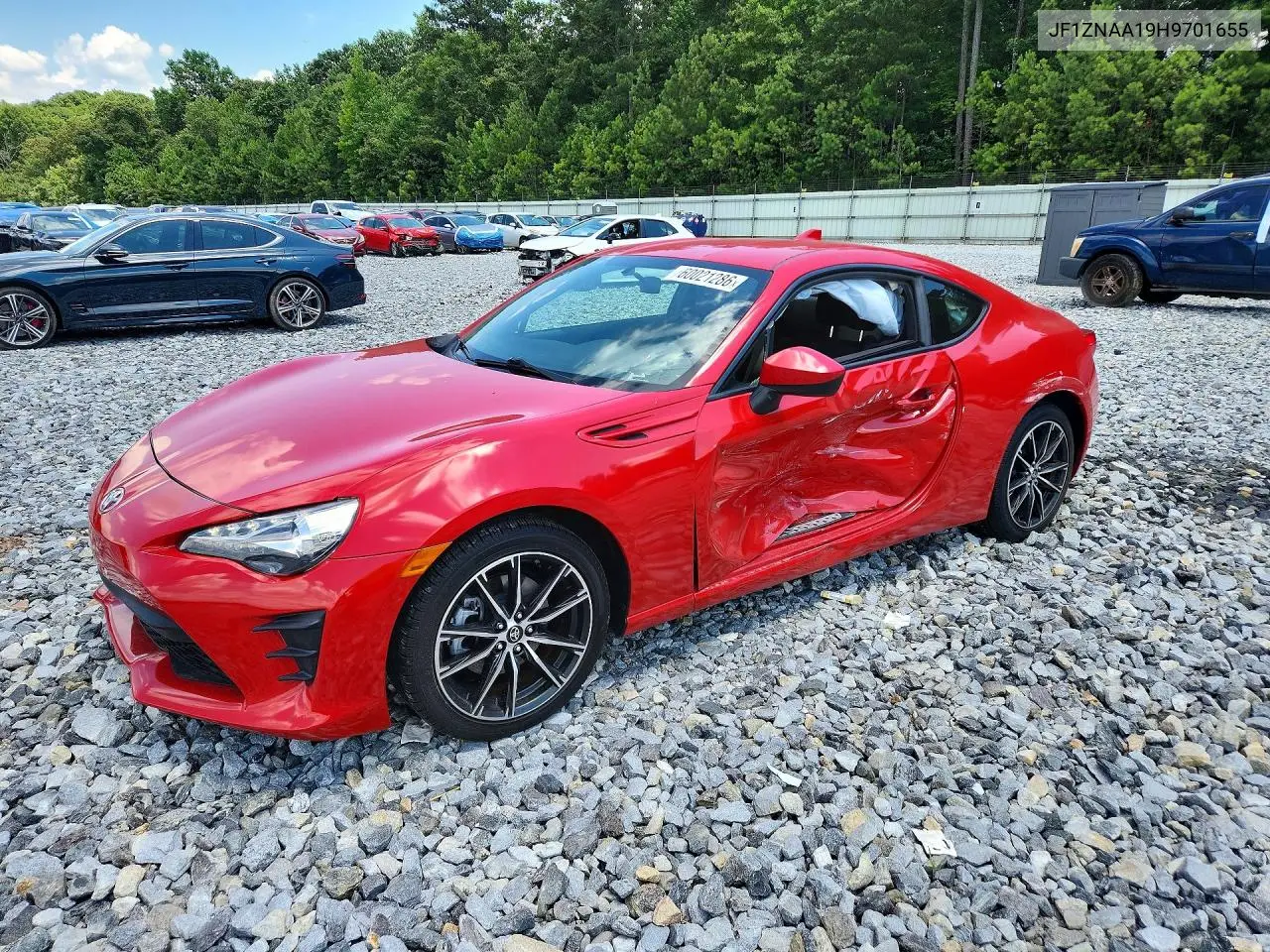 2017 Toyota 86 Base VIN: JF1ZNAA19H9701655 Lot: 60021286