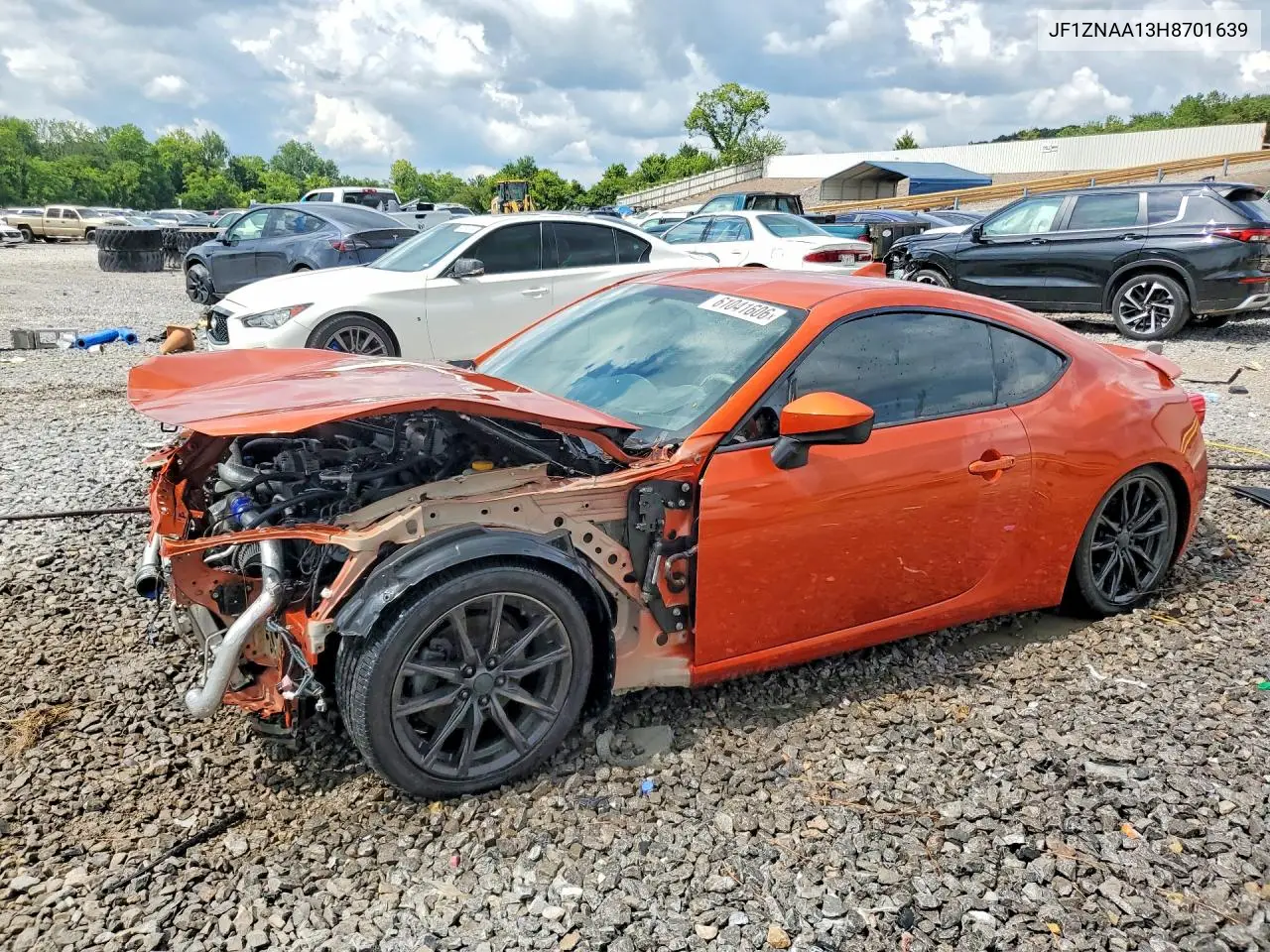 2017 Toyota 86 Base VIN: JF1ZNAA13H8701639 Lot: 61041606