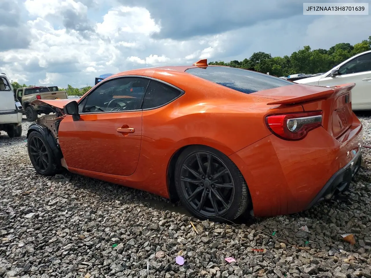 2017 Toyota 86 Base VIN: JF1ZNAA13H8701639 Lot: 61041606