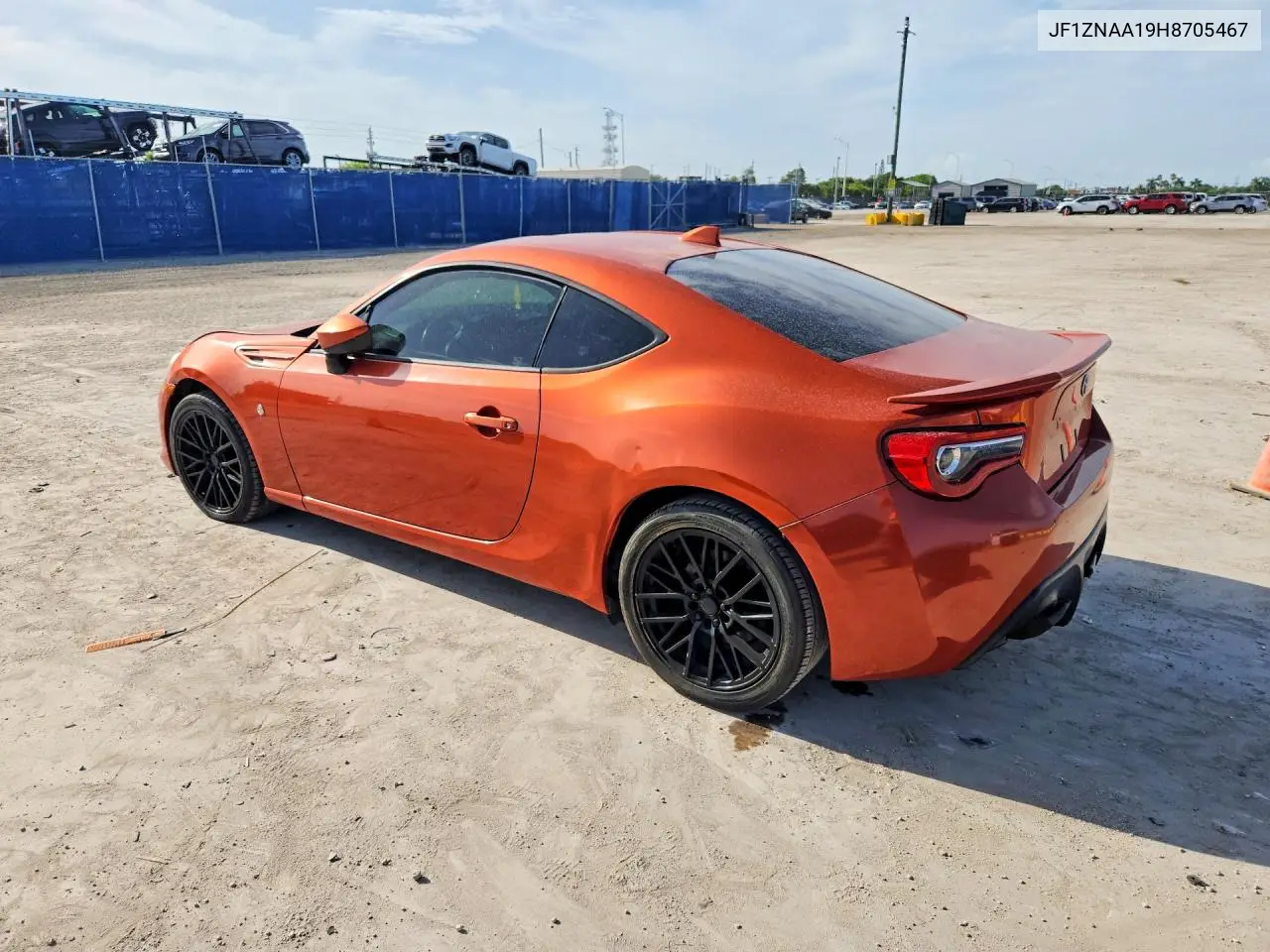 2017 Toyota 86 Base VIN: JF1ZNAA19H8705467 Lot: 61680386