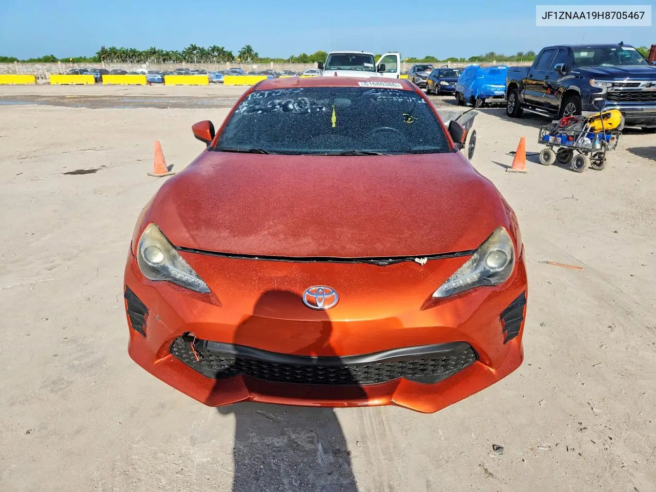 2017 Toyota 86 Base VIN: JF1ZNAA19H8705467 Lot: 61680386
