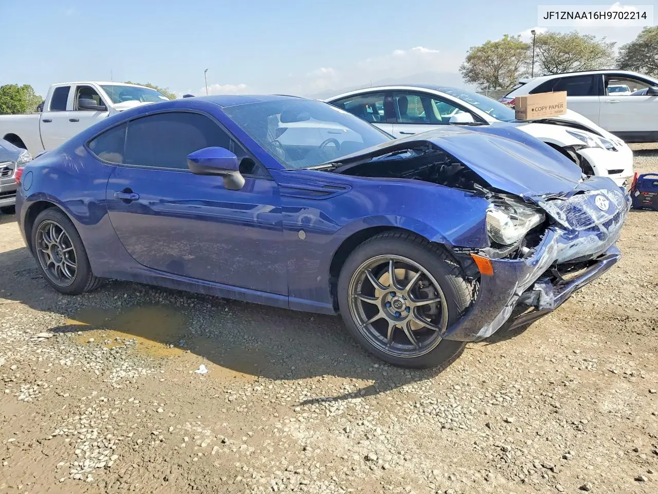 2017 Toyota 86 Base VIN: JF1ZNAA16H9702214 Lot: 77558655