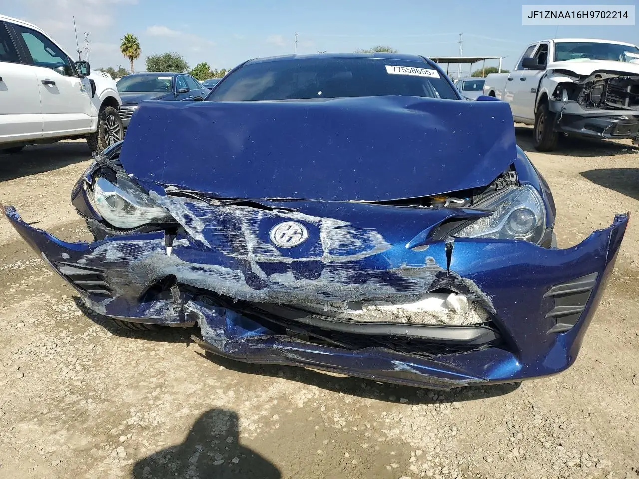 2017 Toyota 86 Base VIN: JF1ZNAA16H9702214 Lot: 77558655