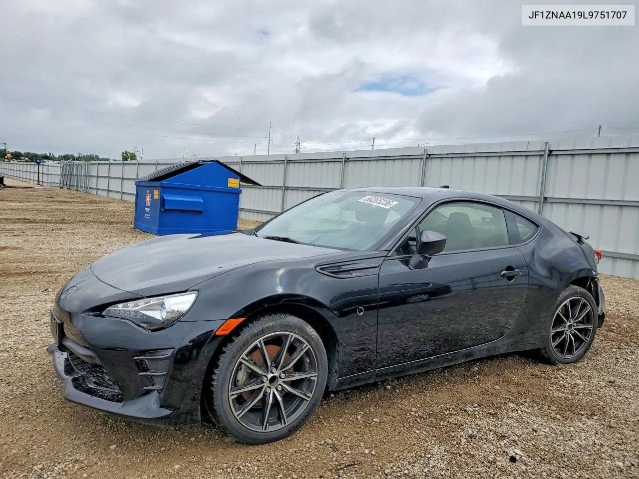 2020 Toyota 86 Base VIN: JF1ZNAA19L9751707 Lot: 56265236