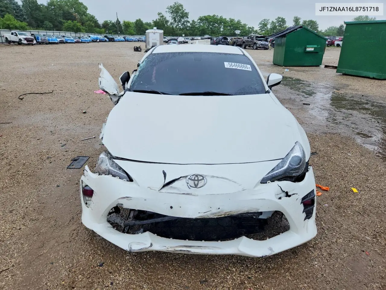 2020 Toyota 86 Base VIN: JF1ZNAA16L8751718 Lot: 56466866