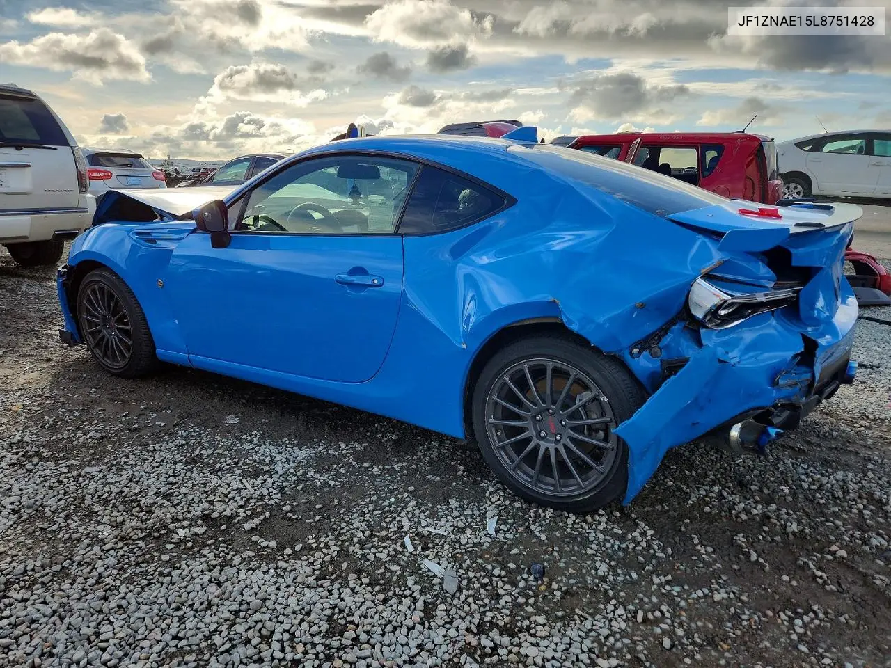 2020 Toyota 86 Gt VIN: JF1ZNAE15L8751428 Lot: 99482305