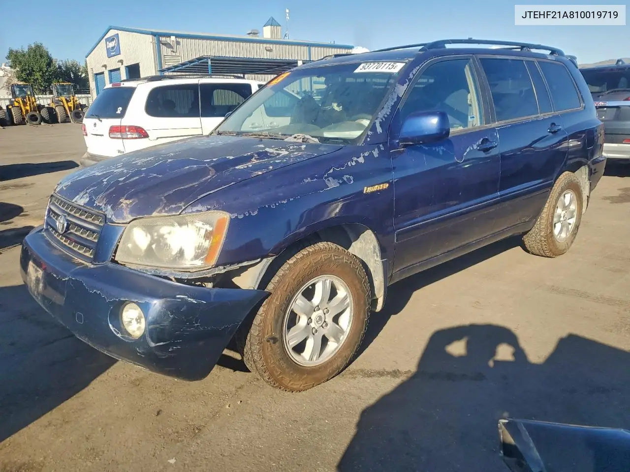 JTEHF21A810019719 2001 Toyota Highlander