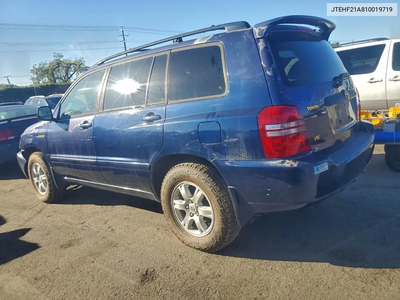 JTEHF21A810019719 2001 Toyota Highlander
