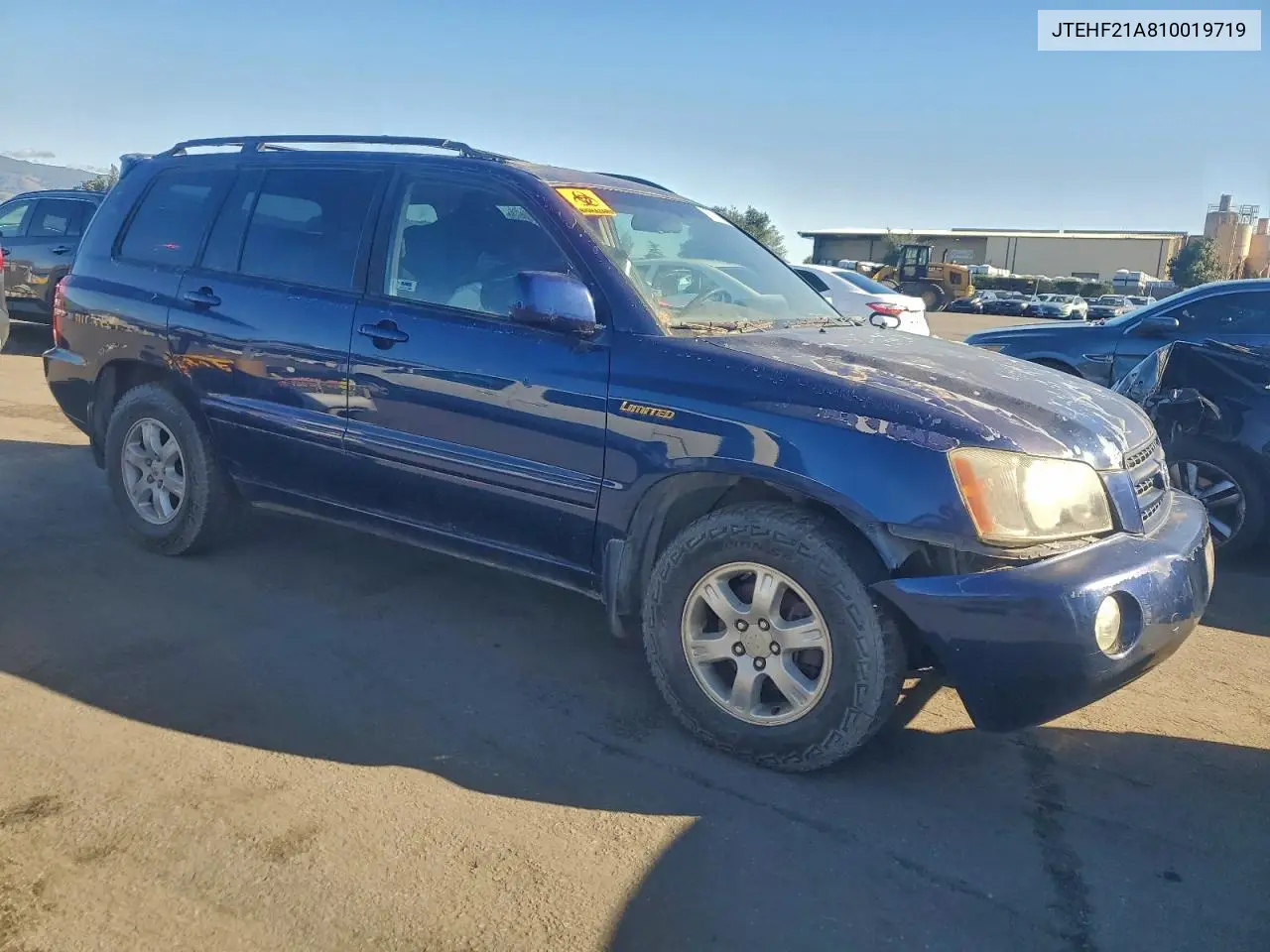 JTEHF21A810019719 2001 Toyota Highlander