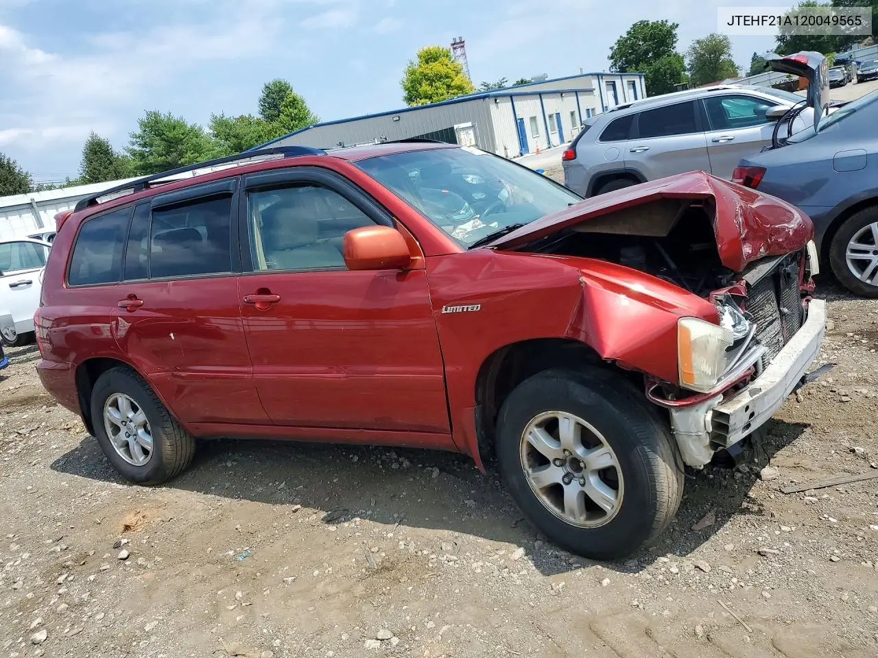 2002 Toyota Highlander Limited VIN: JTEHF21A120049565 Lot: 61507706