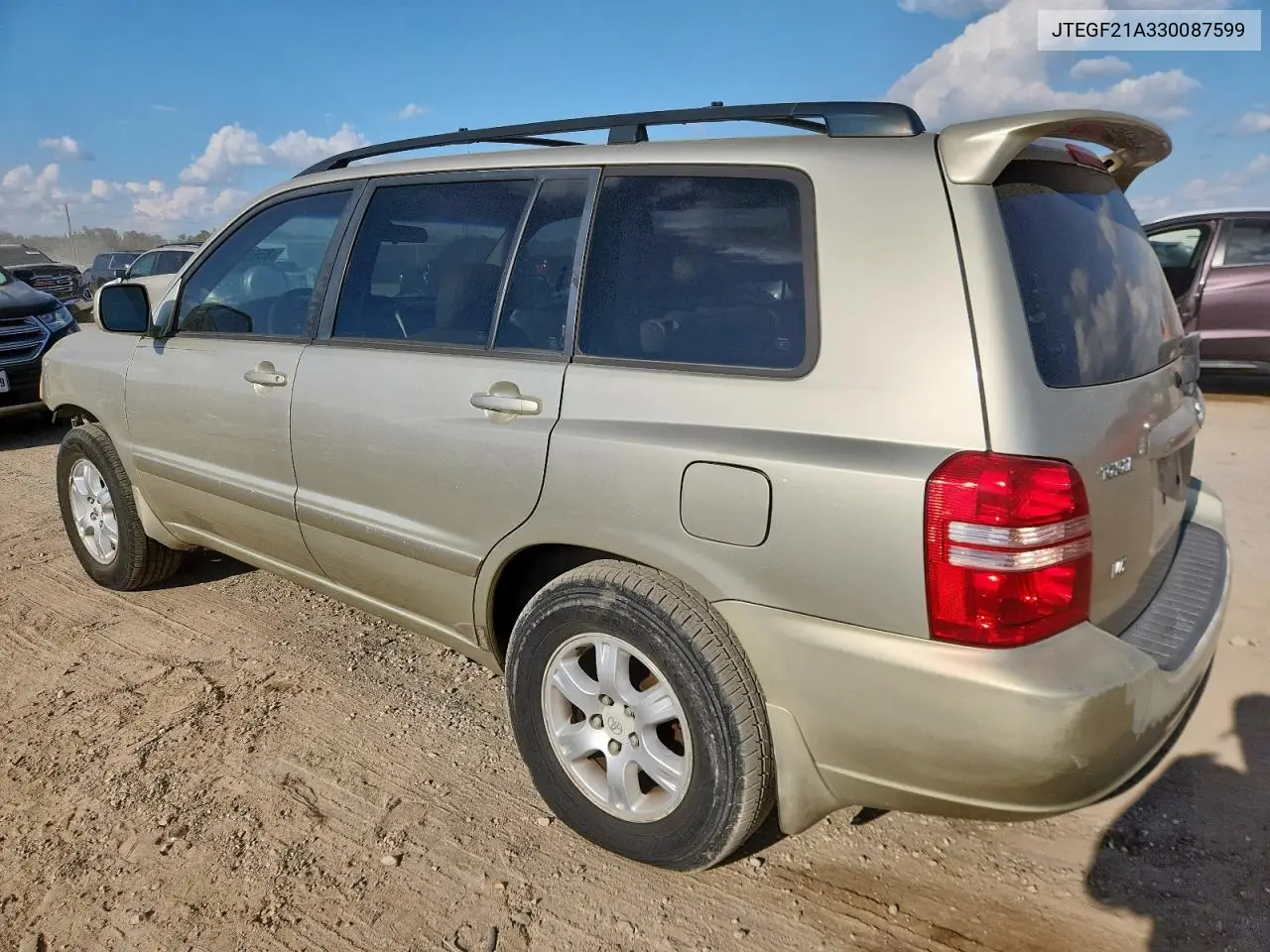 JTEGF21A330087599 2003 Toyota Highlander Limited