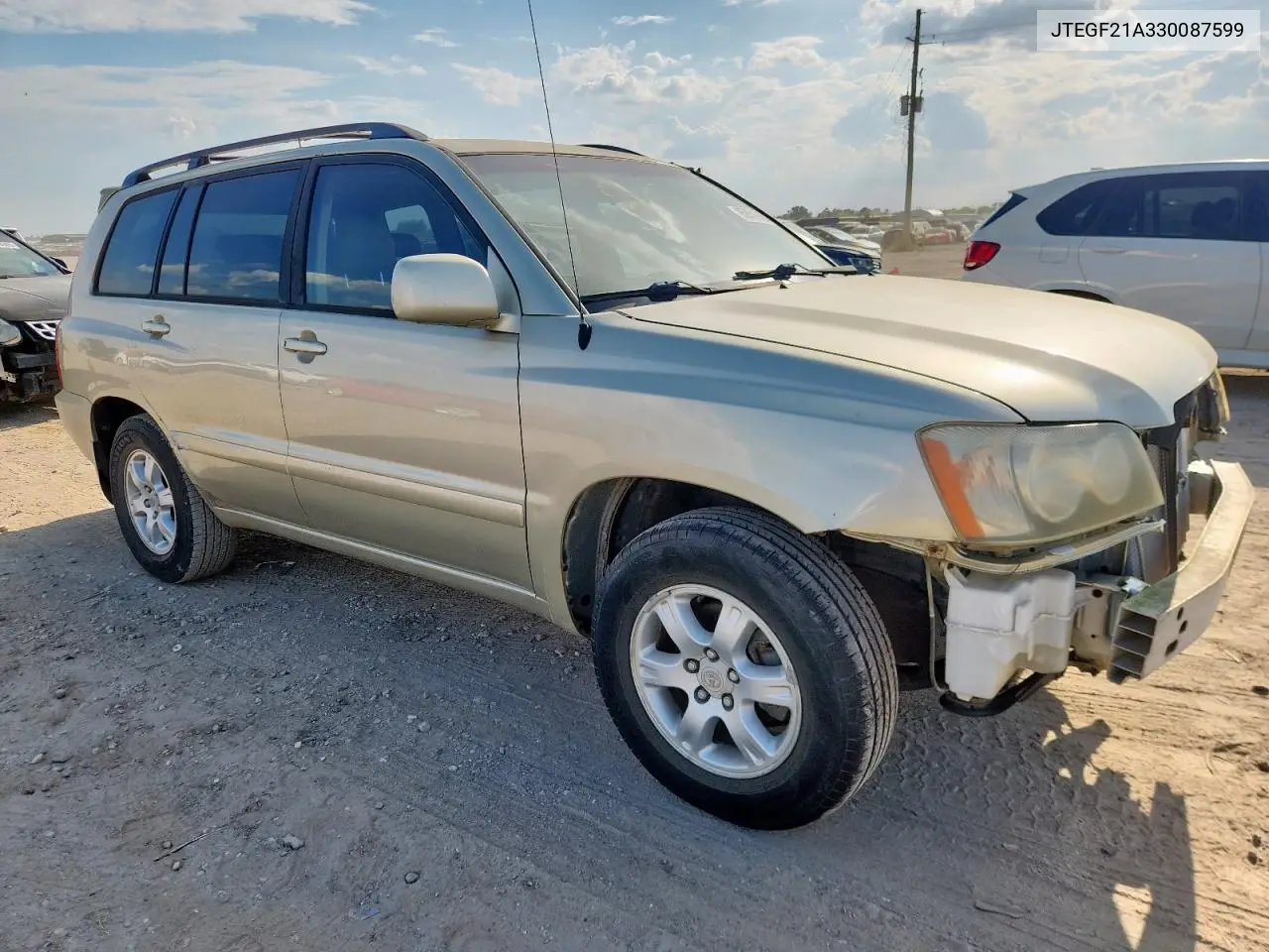 JTEGF21A330087599 2003 Toyota Highlander Limited