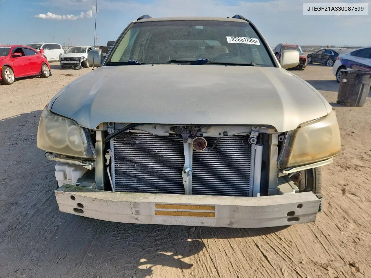JTEGF21A330087599 2003 Toyota Highlander Limited