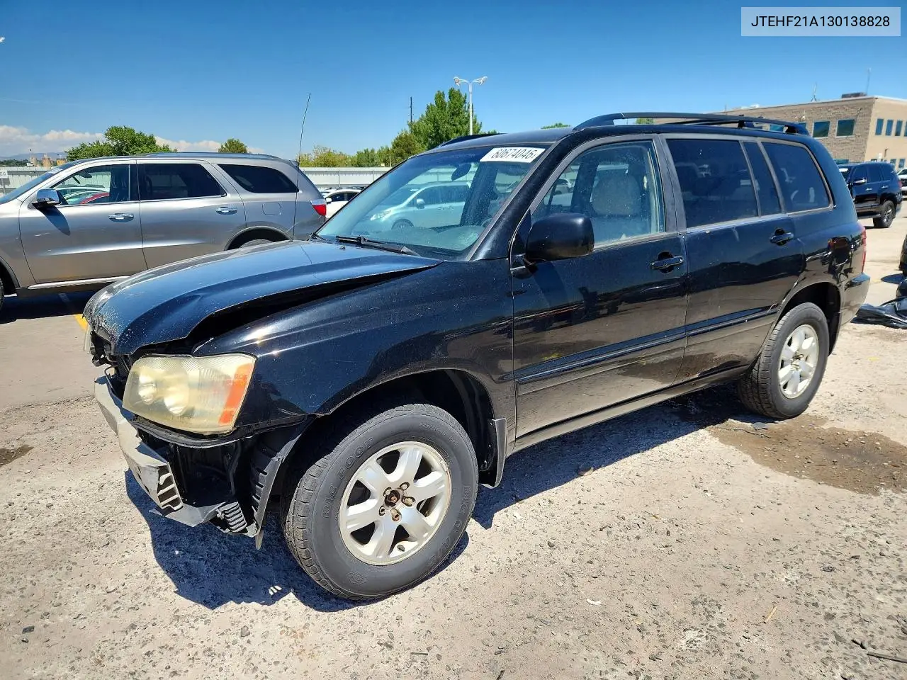 2003 Toyota Highlander Limited VIN: JTEHF21A130138828 Lot: 60674046