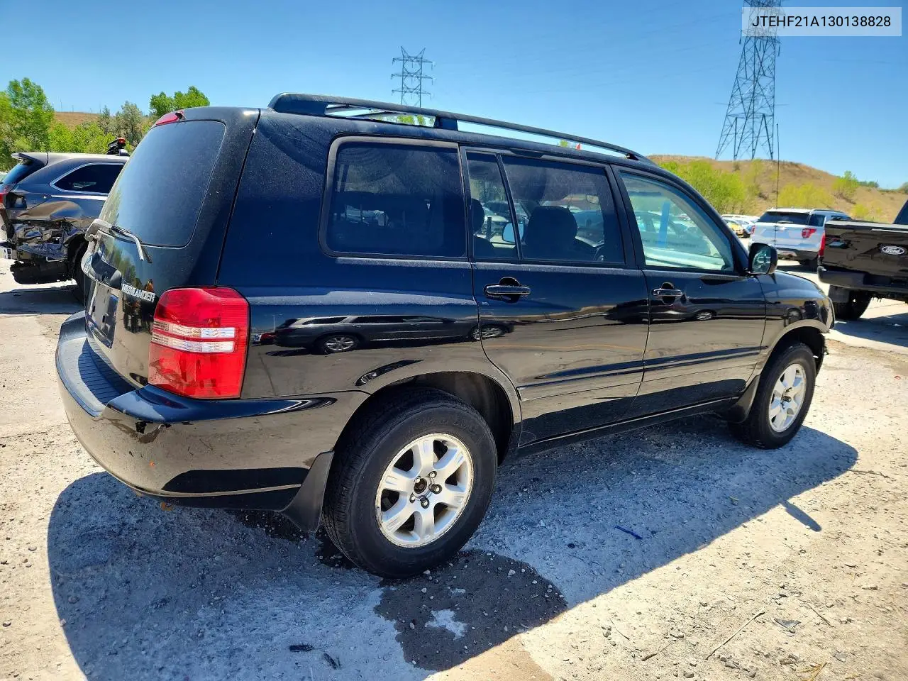 2003 Toyota Highlander Limited VIN: JTEHF21A130138828 Lot: 60674046